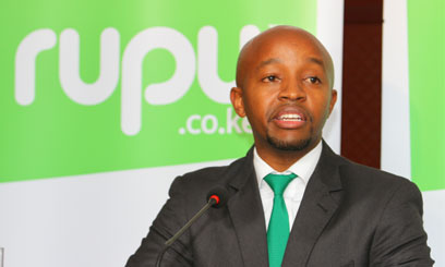 He said that Rupu receive tens of thousands of transactions every day on its online platform and projects a higher growth in the coming days. However Chumo revealed that trust is an issue that they have to face every day/CFM