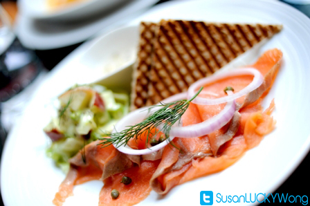 Smoked Salmon at Thorn Tree Cafe in Nairobi, Kenya photographed by Susan Wong 2012 Smoked Salmon at Thorn Tree Cafe in Nairobi, Kenya photographed by Susan Wong 2012