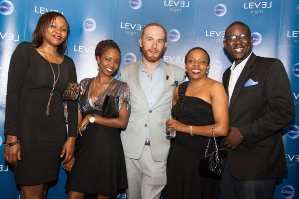 Amy Wahome, Maureen Wanja, Reserve brand Ambassador Tim Judge, Lilian Nganda and Ciroc Brand Manager Ryan Majiwa