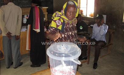 "We witnessed 218,000 rejected ballot paper in 2010 in the referendum," said Ng'ang'a/FILE