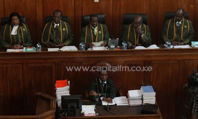 The panel of six judges have until Saturday to decide whether Kenyatta should be confirmed as Kenya's new president or whether new elections should take place/CFM