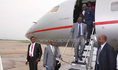 Ruto's tour took him to Brazaville, Libreville and Abuja. Photo/ DPPS 