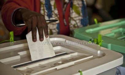 A voter casts a ballot during the March 4 General Election. Photo/ FILE