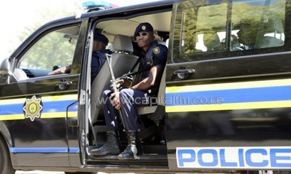 South African police patrol streets to bring calm/AFP