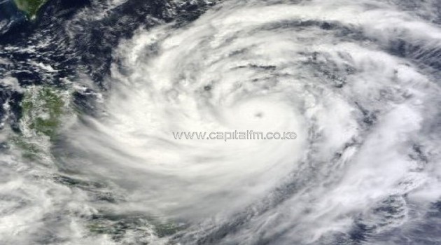 A NASA Terra satellite image obtained September 19, 2013, shows Typhoon Usagi nearing the Philippines and Taiwan/AFP