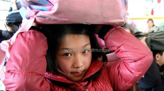 A file photo of Chinese student/AFP
