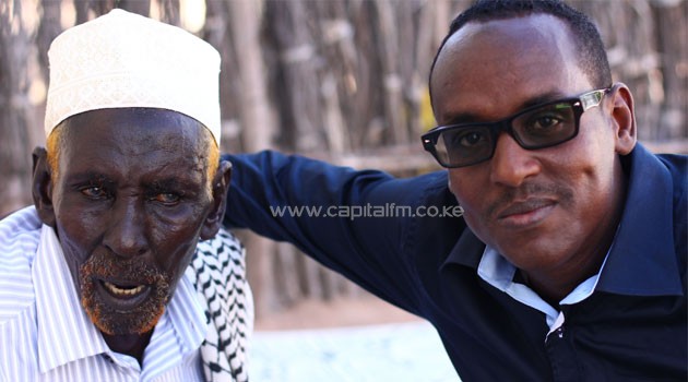 Mohammed Adow with his father/CFM