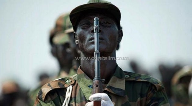 Soldier in South Sudan. Photo/AFP