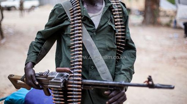 A soldier with a rifle/FILE