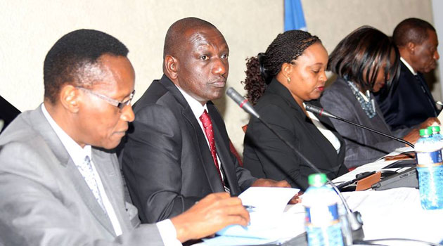 Ruto said the government will not compromise on the new guidelines to ensure that the goal of providing affordable education to children in Kenya is achieved.Photo/ PSCU