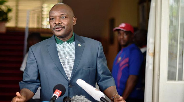 After meeting with Nkurunziza and government and opposition politicians, Ban said that all sides had agreed to "inclusive dialogue" and that the president "confirmed, that he would engage in political dialogue"/FILE