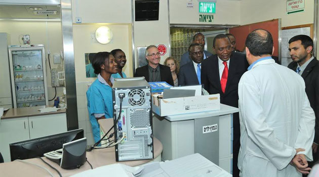 President Kenyatta attended a meeting with officials of the hospital and the NGO and assured that the government will work more closely with them/PSCU