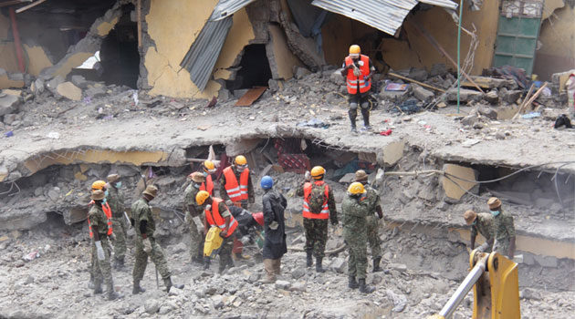 Speaking at the site, Designated Incident Commander Pius Masai however said that the number may increase slightly after a tally is done on casualties taken to hospital to confirm those who are alive or dead/MIKE KARIUKI