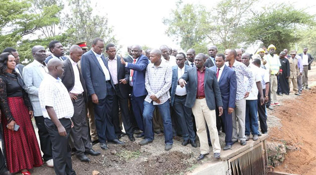 President Uhuru Kenyatta said stern action will be taken against anyone who destroys public or private property while claiming to be holding peaceful demonstrations/PSCU