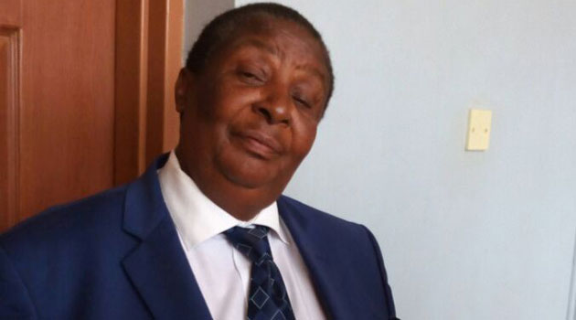 George Njoroge at the Milimani Law Courts on Friday/CFM NEWS