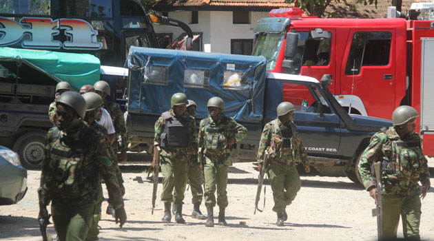 Mombasa Central Police Station cordoned off as bomb squad secures the premises/CORRESPONDENT