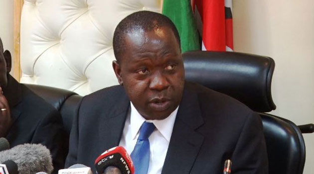 Speaking while unveiling a report on Bridge International Academies, Education Cabinet Secretary Fred Matiang’i said the institutions have until April next year to comply/FILE