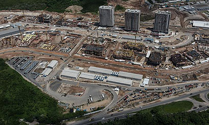 A site being built for Rio 2016 Olympics. PHOTO/File