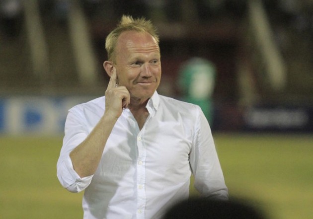Gor Mahia head coach, Franl Nuttall has parted ways with three-times back0to0back champions.PHOTO/Raymond Makhaya