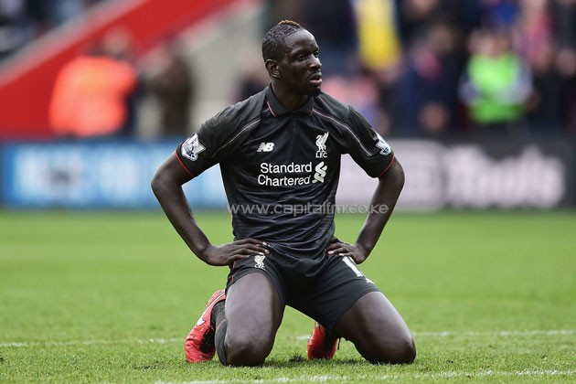 Liverpool defender Mamadou Skaho reacts in a past match/ PHOTO- Agencies
