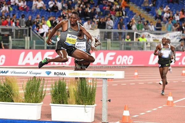 Conseslus Kipruto at the 2016 IAAF Diamond League meeting in Rome (Gladys Chai)Conseslus Kipruto at the 2016 IAAF Diamond League meeting in Rome (Gladys Chai)