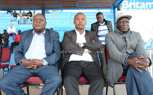 AFC Leopards co chairman Dan Mule (center) says they will send the complete voter register on Monday.PHOTO/Timothy Olobulu.