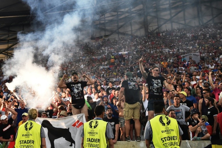 UEFA have threatened England and Russia with disqualification from Euro 2016 if there is a repeat of the unrest. PHOTO/AFP.