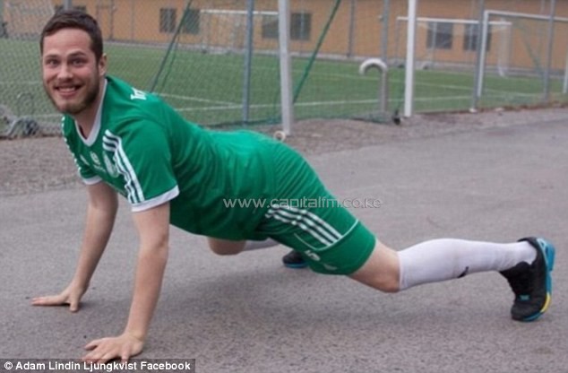 Adam Lindin Ljungkvist, a footballer in Sweden, was shown a red card for farting during a match. PHOTO/DM.