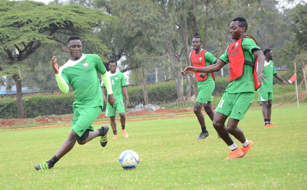 Harambee Stars skipper Victor Wanyama during training at Utali Grounds.PHOTO/Timothy Olobulu.