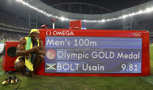 The victory left Bolt standing alone in the 120-year history of sprinting in the modern Olympic games. PHOTO/REUTERS