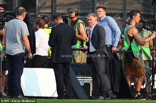Scholes was in Rotterdam to work as a pundit for BT Sport on United's clash with Feyenoord.PHOTO/courtesy