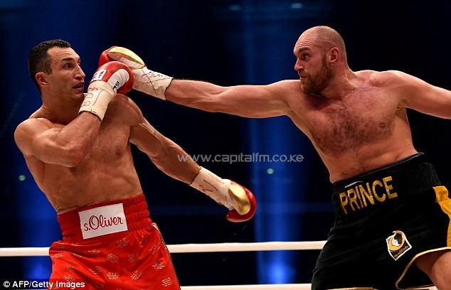 The heavyweight boxer, pictured defeating Wladimir Klitschko in November, says he has not been given full credit for the victory. PHOTO/DM.