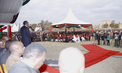 "Why are they complaining? The Bill was brought up when they were in government. The Jubilee government only finalized it," President Kenyatta said/PSCU