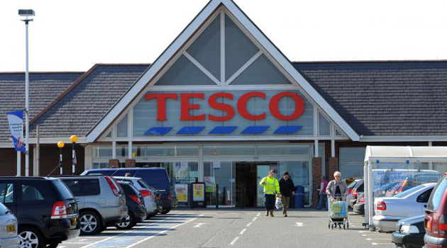 A Tesco supermarket in Holyhead, Wales. Britain's biggest retailer has unveiled its first tablet computer, as the supermarket chain seeks to boost flagging sales in its domestic market/AFP