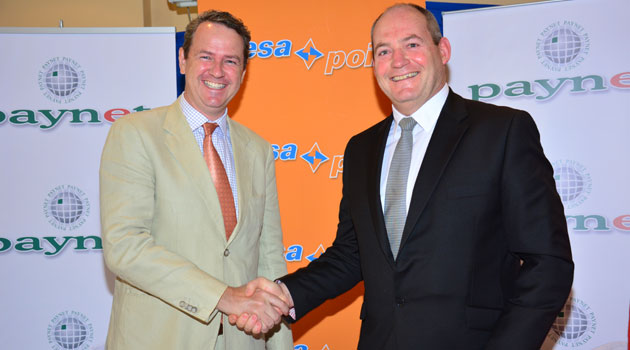 Paynet Group Chief Executive Officer (CEO) Bernard Matthewman says the platform offers potential for growth and will extend the range of services offered by PesaPoint/FILE