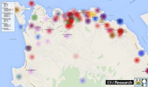 heat map ebola ibm