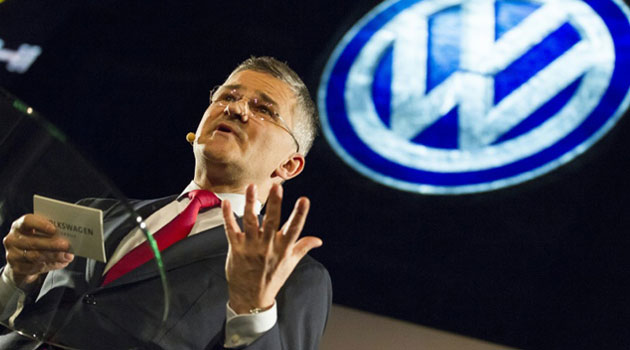 Michael Horn, President and CEO of Volkswagen Group of America, has admitted he was made aware of "a possible emissions non-compliance" in early 2014/AFP