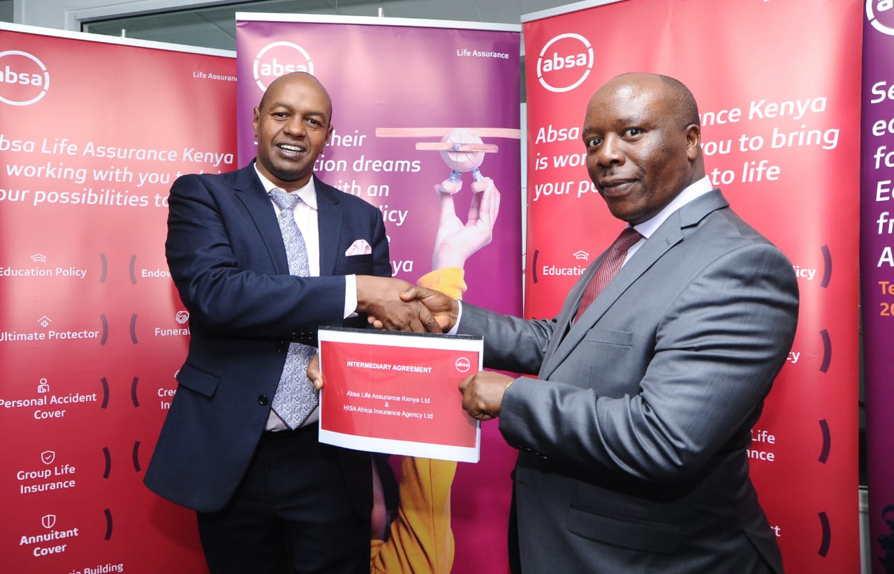Absa Life Assurance Kenya signs distribution partnership with Hisa Africa