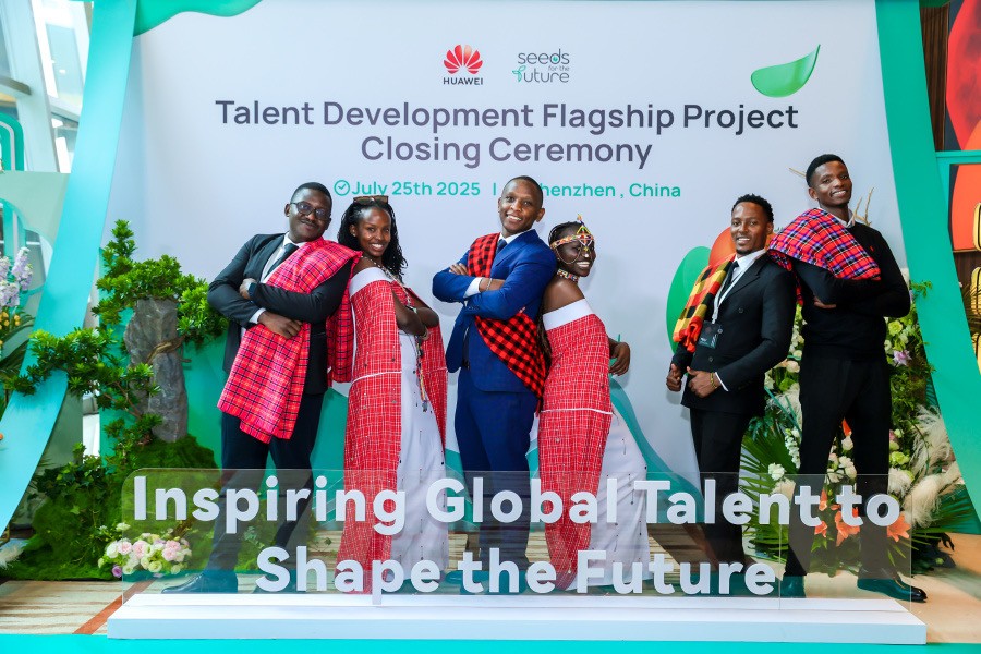 Five Kenyan university students return from China after tech exchange program