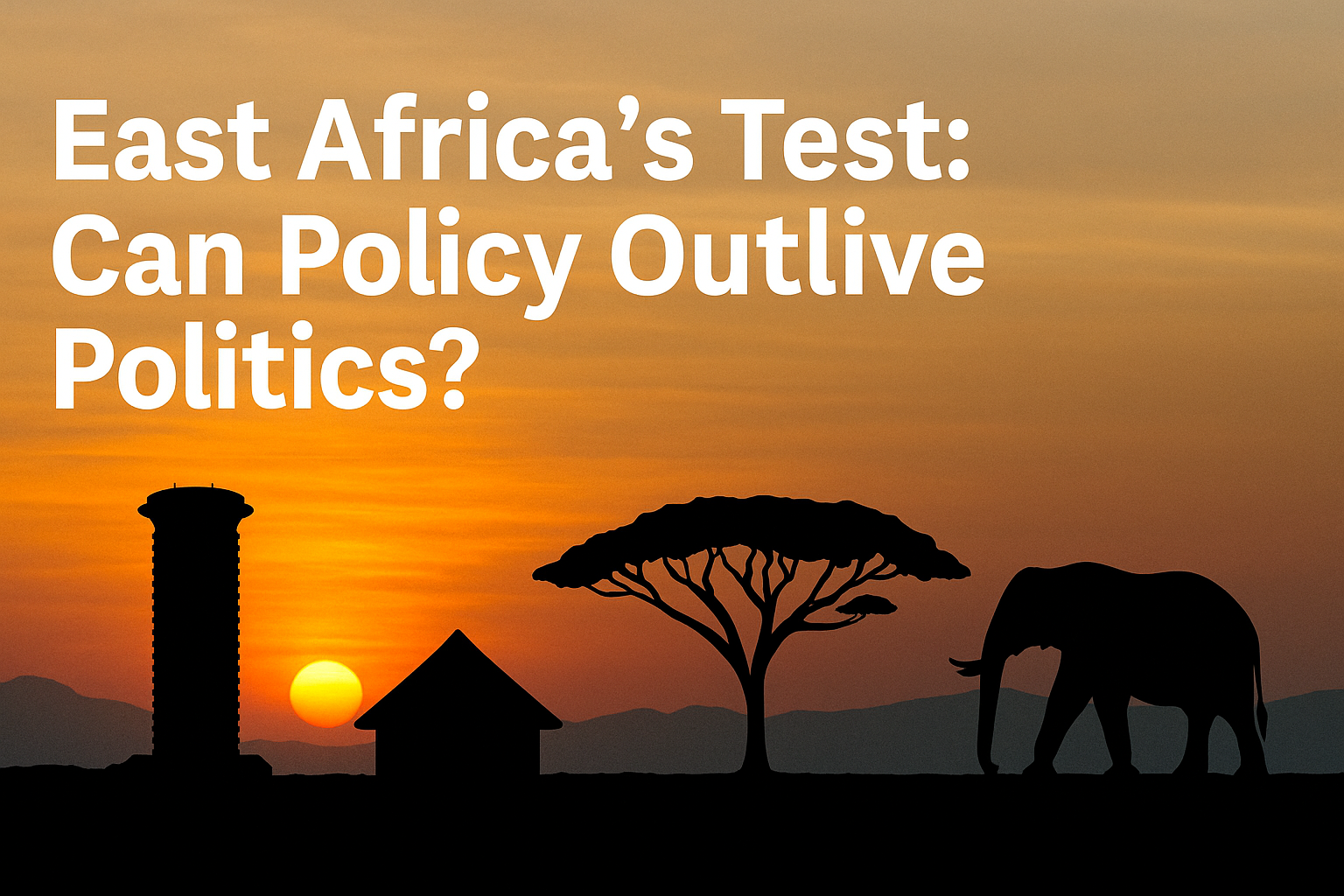 East Africa’s Test:Can Policy Outlive Politics?