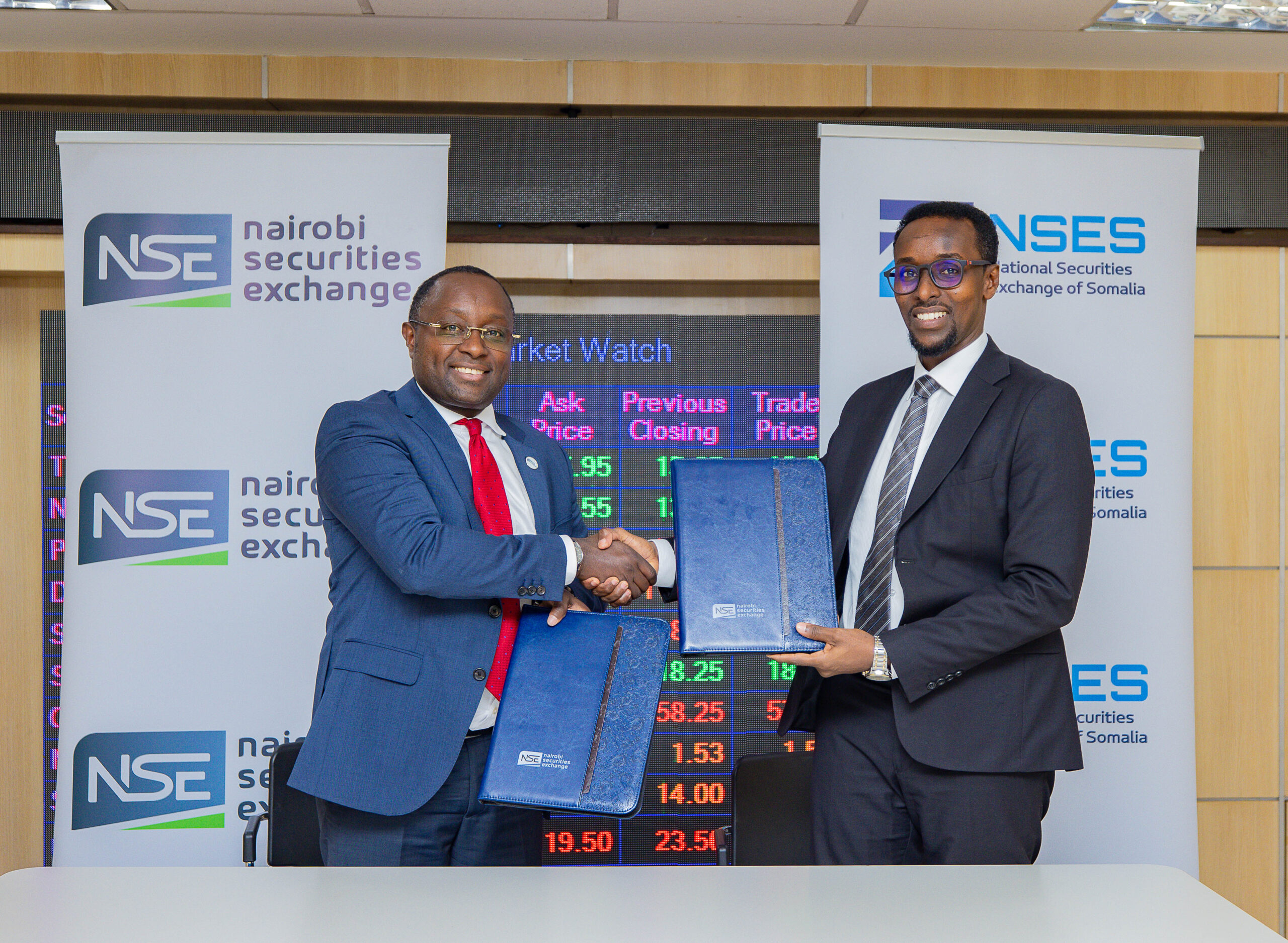 NSE, Somalia Bourse sign deal to boost cross-border markets