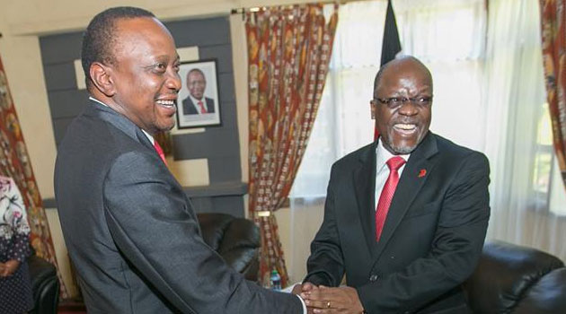 The two leaders who met on the sidelines of the 17th EAC Summit at Ngurdoto Mountain Lodge in Arusha, said their governments have a common vision to facilitate trade to boost economic growth and create employment for youth/PSCU