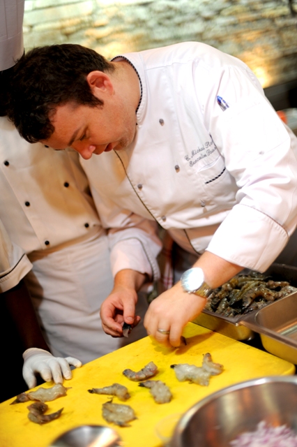 Chef Michael Stenekes and Natalie Culleton visit Tatu Restaurant in Nairobi, Kenya (photo: Susan Wong Sept 2011)