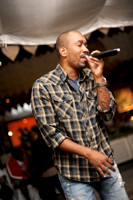 Anthony David performing at Capital FM party in Nairobi, Kenya (photo credits: Susan Wong, 2011)