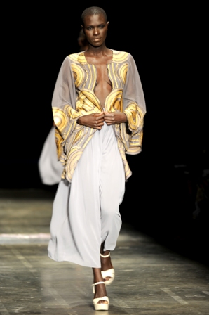 Ajuma at Africa Fashion Week in South Africa photographed by Susan Wong 2011