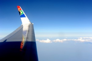 Aboard South African Airways Flight 185 photographed by Susan Wong 2011