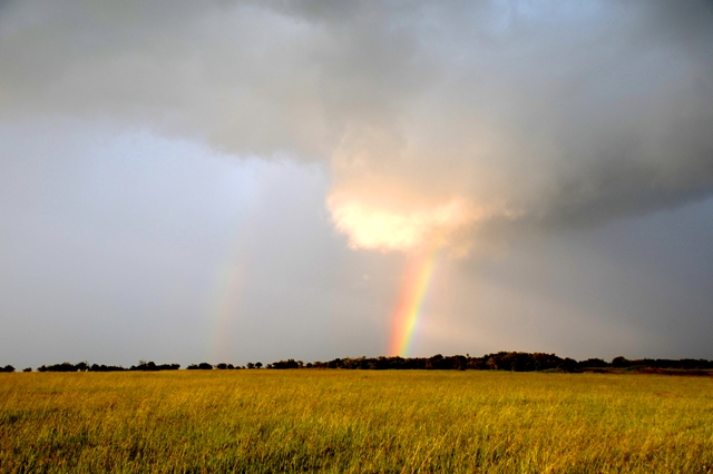 Maasai Mara skies photographed by Susan Wong 2012 - rainbow 8