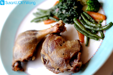 Alan Bobbe's Bistro in Nairobi Kenya photographed Susan Wong 2012 - duck confit