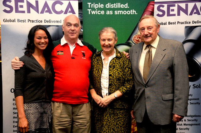 Hannah Wesley of Flying Kites Children's Project, Terry Downes of Senaca EA, Sister Mary of Nyumbani Children's Home, and Ireland Counsel Joe Obrien