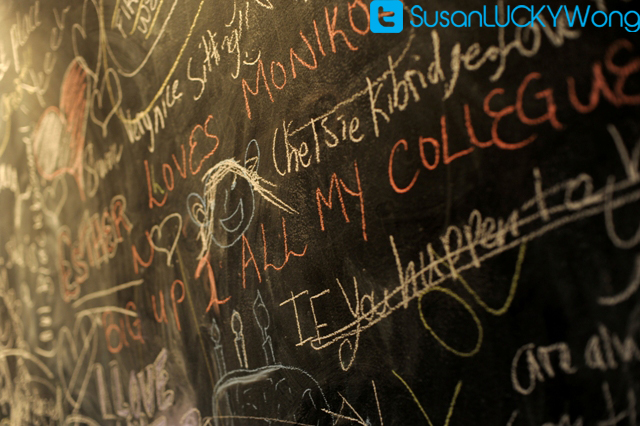 monikos in nairobi restaurant review photographed by susan wong - chalkboard closeup